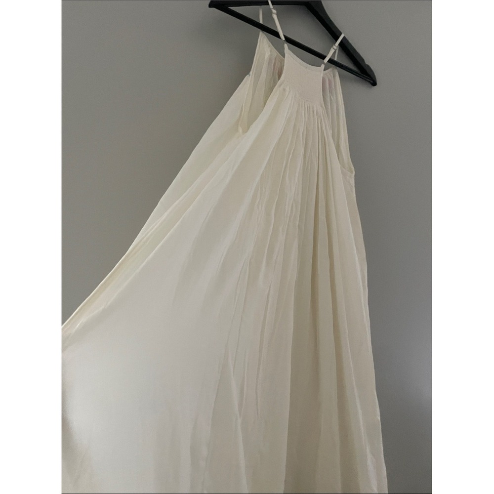 Free People Whisper White Floral Embroidered Maxi Dress OB2270872 Ivory Small - Picture 10 of 13